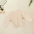 thumbnail image 2 of KAUOD Toddler Knit Sweater Plain Long Sleeve Pullover Sweater Clothes Baby Boys Girls Crew Neck Soft Ribbed Crochet Tops, 2 of 4
