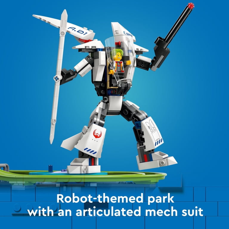 LEGO, Robot World Roller-Coaster Set, 60421, 986 Pieces, Amusement
