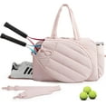 thumbnail image 7 of Tennis Bag for Women Holds 2 Rackets, Gym Duffle with Shoe Compartment & Wet Pocket, Fits 15.6" Laptop, Multi-Sport Overnight Weekender Bag, 7 of 7