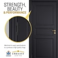 thumbnail image 6 of EMBASSY Door Hinge 5 x 5 Solid Brass Oil Rubbed Bronze with Steeple Tips, 6 of 7