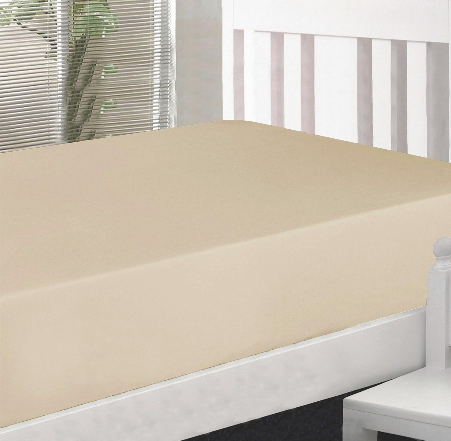 Bedding Deep Pocket Fitted Sheet Easy Care Deep Pocket Bed Sheets