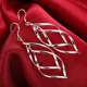 thumbnail image 2 of Pendientes de plata de ley 925, joyería de moda para mujer, pendientes colgantes, 2 of 5