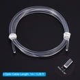 thumbnail image 2 of Kit de Cable Óptico de Fibra Lateral PMMA Uxcell de 4mm 1m con Iluminador de Aluminio LED Fuente de Luz 12V 1.5W Blanco Frío, 2 of 6