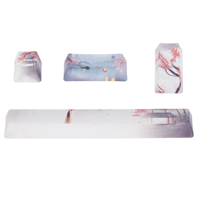 Teclas Personalizadas, Teclas De Anime Ampliamente Utilizadas, 4 Formas De Teclas Diferentes, Sensación De Escritura Para Teclados Mecánicos Universales