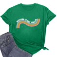 thumbnail image 2 of LSLJS T-Shirt Graphique Mode à Manches Courtes Col Rond Décontracté Printemps et Été pour Femmes, Cadeaux pour Femmes, 2 of 6