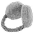 thumbnail image 1 of WASHWEPE Earmuffs Grey Warm Ear Muffs 1Set Polyester Cold Weather Protection Adults, 1 of 8