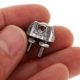 thumbnail image 3 of WORGEOUS 10pcs Wire Rope Clips Steel Cable Clamp U Shaped Line Clamp Rope Tighteners, 3 of 7
