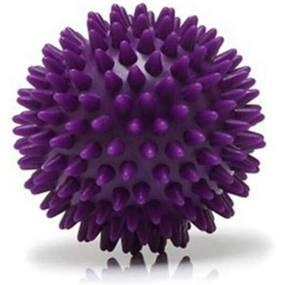 Massage Ball - Spiky for Deep Tissue Back Massage, Foot Massager & All Over Body Deep Tissue Muscle Therapy (Purple, 7.5cm)