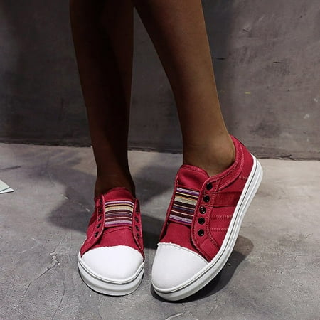 

Bxzhiri Women s Autumn Round Toe Casual Shoes Flat Outdoor Elastic Band Single Shoes