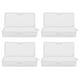 thumbnail image 1 of Caja de almacenamiento transparente de plástico transparente con tapa abatible para objetos pequeños, manualidades, cuentas y joyas., 1 of 14
