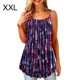 thumbnail image 1 of Verano Tops Correa Escote redondo Chaleco Sin mangas Tela estampada para mujer, Tipo 6, XXL Speravity AP001971-41, 1 of 5