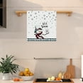 thumbnail image 6 of Mouliraty Christmas Kitchen Towels, 19X16 Inchin, Kitchen Dishes Towels Merry Christmas Winter Drying Cloth Tea Towels for Cooking and Baking, for Holiday Xmas Home Gift Supplies, A, 6 of 6