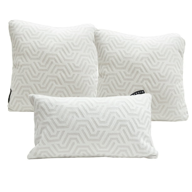 Set de 3 CojÍnes Decorativos (2 Cuadrados Grandes + 1 Rectangular) DICASA Geo
