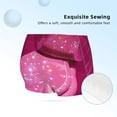 thumbnail image 2 of Pofeuu Sparkling Pink Toilet Print Soft Cotton Girls Boyshort panties Toddler Underwear-X-Small, 2 of 5