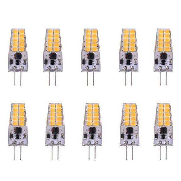 10PCS G4 LED Bulb AC/DC12V-24V 3W LED G4 Light 20LED 360 Beam Angle Light 2835SMD Replace 30W Halogen Lamp,Warm White,10 x G4 light,Warm White
