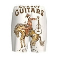 thumbnail image 2 of Lsque Cowboy Rodeo Guitar Mens Sleep Pajama Shorts,Short Pajama Pants, Cotton Ultra-Soft Knit-Small, 2 of 9