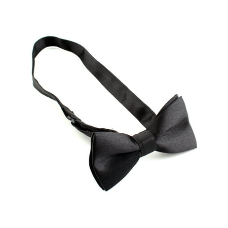 Children Boys Kids Pre-tied Solid Bow Tie Necktie Bowtie For Party (Best Black Bow Tie)