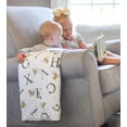 thumbnail image 4 of A-Bee-C Reversible Jersey Blanket - Charcoal - One Size, 4 of 7