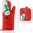 thumbnail image 5 of Oven Mitts and Potholders BBQ Gloves-Oven Mitts and Pot Holders with Recycled Infill Silicone Non-Slip Cooking Gloves for Cooking Baking Grilling (4-Piece Set,Yellow), 5 of 7