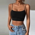 thumbnail image 6 of Diufon Camisole Tops for Women Summer Casual Scoop Neck Spaghetti Strap Crop Tank Tops Sleeveless Basic Top, 6 of 6
