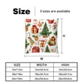 thumbnail image 5 of Christmas Chair Pillow Covers Set of 2 Throw Pillow Decorative Pillows Velvet with Unique Patterns for Various Occasions - Available in 16x16, 18x18, and 20x20 Inches, 5 of 6