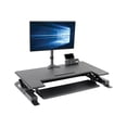 thumbnail image 2 of Eaton Tripp Lite Series WorkWise Height-Adjustable Sit-Stand Desktop Workstation - Standing desk converter - rectangular with contoured side - black - black base, 2 of 14