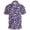 Dark Purple, variant on FUZHIQ 4th of July Men's Polo Shirts Short Sleeve Quick Dry Patriotic American Flag Star Print Golf Polo Casual Holiday Breathable Collared Shirts,M