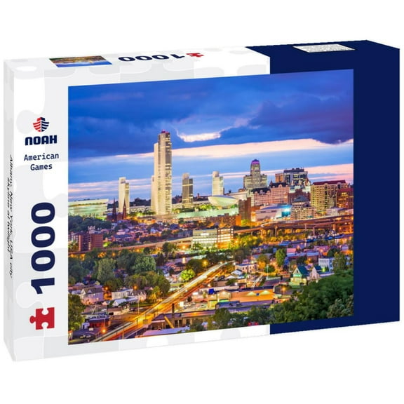 Noah Jigsaw Puzzle Albany, New York, USA city skyline at twilight 1000 pieces