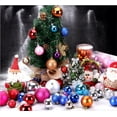 thumbnail image 5 of Christmas Xmas Tree Ball Bauble Set of 24, 1.3" Color Shatterproof Hanging Ball Decoration, Home Party Ornament Decor Gifts for Family Festival Wedding, 5 of 7