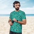 thumbnail image 4 of Wukai Sushi (3) Print Men's Short-Sleeved Mesh T-Shirt,Quick-Dry Short Sleeve Workout T-Shirt-Large, 4 of 8