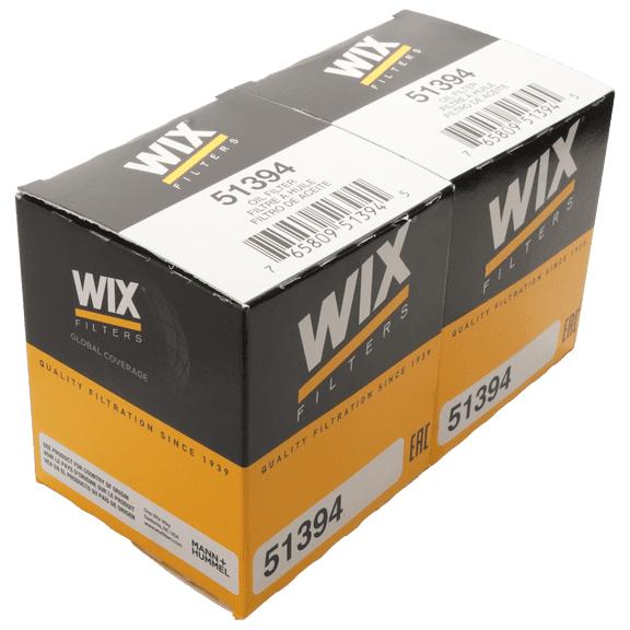 WIX Filters 51394 Spin-On Lube Filter (Pack of 2)