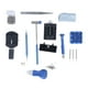 thumbnail image 3 of Kit de reparación de relojes de 187 piezas, juego de herramientas de eliminación de eslabones de correa de reloj de plástico de acero inoxidable para relojero, 3 of 8