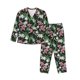 thumbnail image 1 of Fotbe Lilies Flowers Conjunto de Pijama de Manga Larga para Mujer con Estampado, Ropa de Dormir de 2 Piezas, Conjunto de Casa Suave y Cómodo con Bolsillos-XX-Large, 1 of 7