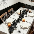 thumbnail image 5 of Halloween LED Vine Lights, 72.83 Inch Battery Operated Black Maple Leaf Garland for Indoor Outdoor Spooky Home Mantle Staircase Party Decoration, 5 of 9