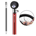 thumbnail image 3 of LOVIVER Mini Pompe à Vélo Compatible avec Valve Presta en Alliage d'Aluminium avec Manomètre Rouge, 3 of 8