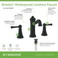 thumbnail image 6 of Symmons SLW5812STNPP Braston 1.0 GPM Widespread Bathroom Faucet - Nickel, 6 of 7