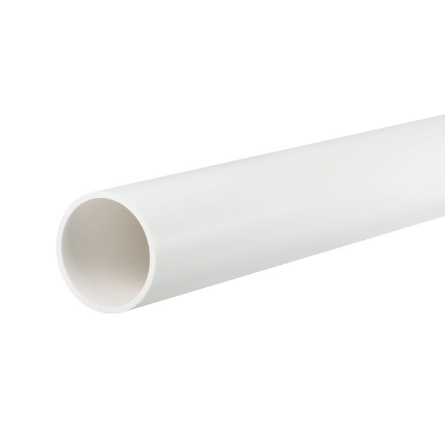 Unique Bargains Tuyau Rond Rigide en PVC Blanc 36mm ID 40mm OD 0.65m Haute Impact