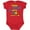 Red, variant on Inktastic Yeah I'd Rather Be with My Nana in Red Yellow and Blue Boys or Girls Baby Bodysuit