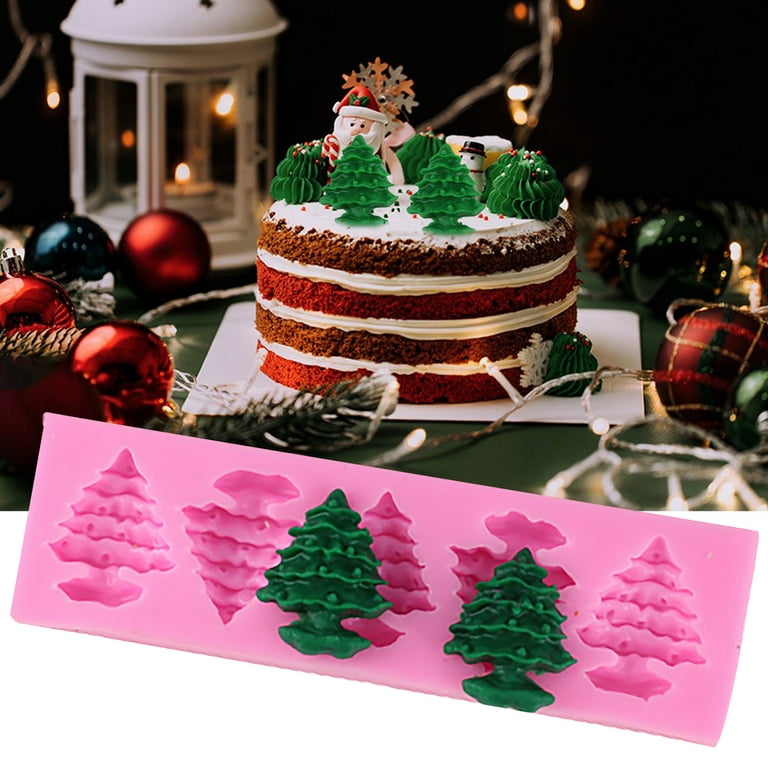 Christmas Tree Silicone Mold Cake Pan Reusable Christmas Baking