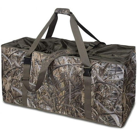 MYDAYS 12 Slot Duck Decoy Bag Slotted Decoy Bags Hunting Gear Duck Hunting Bag with Waterfowl Hunting Blind Camouflage Printing