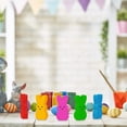 thumbnail image 3 of 10Pcs Easter Wooden Bunny Cutouts, Unfinished Bunny Table Wooden Signs, Bunny Shaped Craft Tags, Easter Wood Bunny Slice Ornament for Easter Spring Home Decor Classroom DIY Art Craft, 3 of 7
