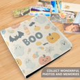 thumbnail image 4 of FORMRS 3 Ring Photo Album 4"x6" Self Adhesive Large Capacity PU Leather Cover, Halloween Cute Pumpkins, 4 of 8