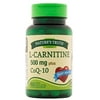 Nature's Truth L-Carnitine 500 mg Plus CoQ-10 Dietary Supplement, 60 ea (Pack of 2)
