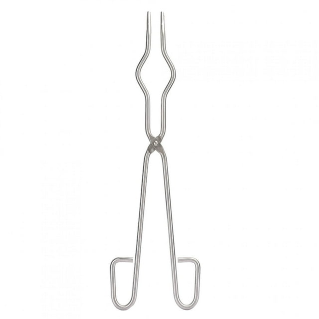 Pinzas de crisol de 40 cm, suministros de laboratorio de Metal, abrazadera de sujeción de vaso de acero inoxidable