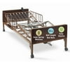 Full Electric Hospital Bed with Innerspring Mattress and Half Rails Included - Fully Adjustable, Easy Transport Casters, Remote - 80" x 36"