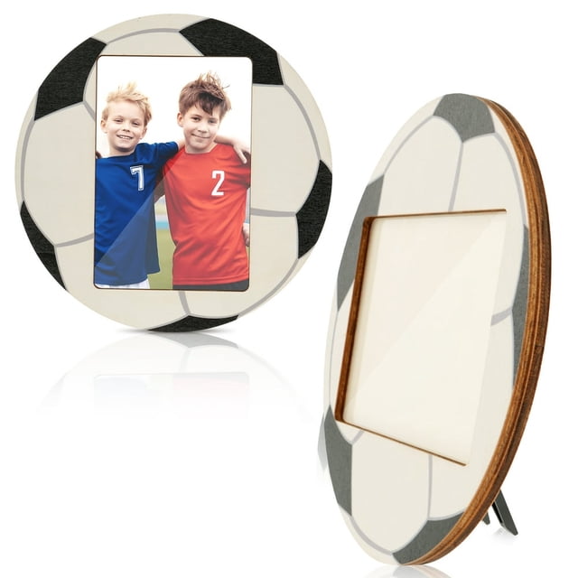 HLONK 4x6 Sport Picture Frame Wood Baseball Tabletop Photo Frame 2 Pack