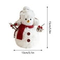 thumbnail image 3 of putnchl Christmas Ornaments Christmas Round Hat Snowmen Dolls Xmas Decoration Merry Christma Decoration, 3 of 3