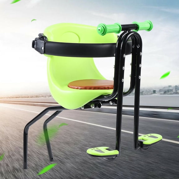 Adjustable Bike Seat 20KG Load Capacity Anti-slip Guardrail Front Mount Bicycle Seat Safety Chair