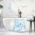 thumbnail image 5 of Coolnut Watercolor Seahorse Blue Bath Towels with 1 Washcloth, 27"x54" + 12"x12"100% Cotton Bathroom Towels Set, Ultra Absorbent and Super Soft Bath Towel for Hotel, Home, 5 of 6