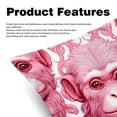 thumbnail image 2 of Gorilla Set of 2 Velvet Throw Pillow with Unique Patterns - 16x16, 18x18, 20x20 Inches for Various Occasions - Pillows Covers Throw Pillow Inserts Pillow Inserts, 2 of 6